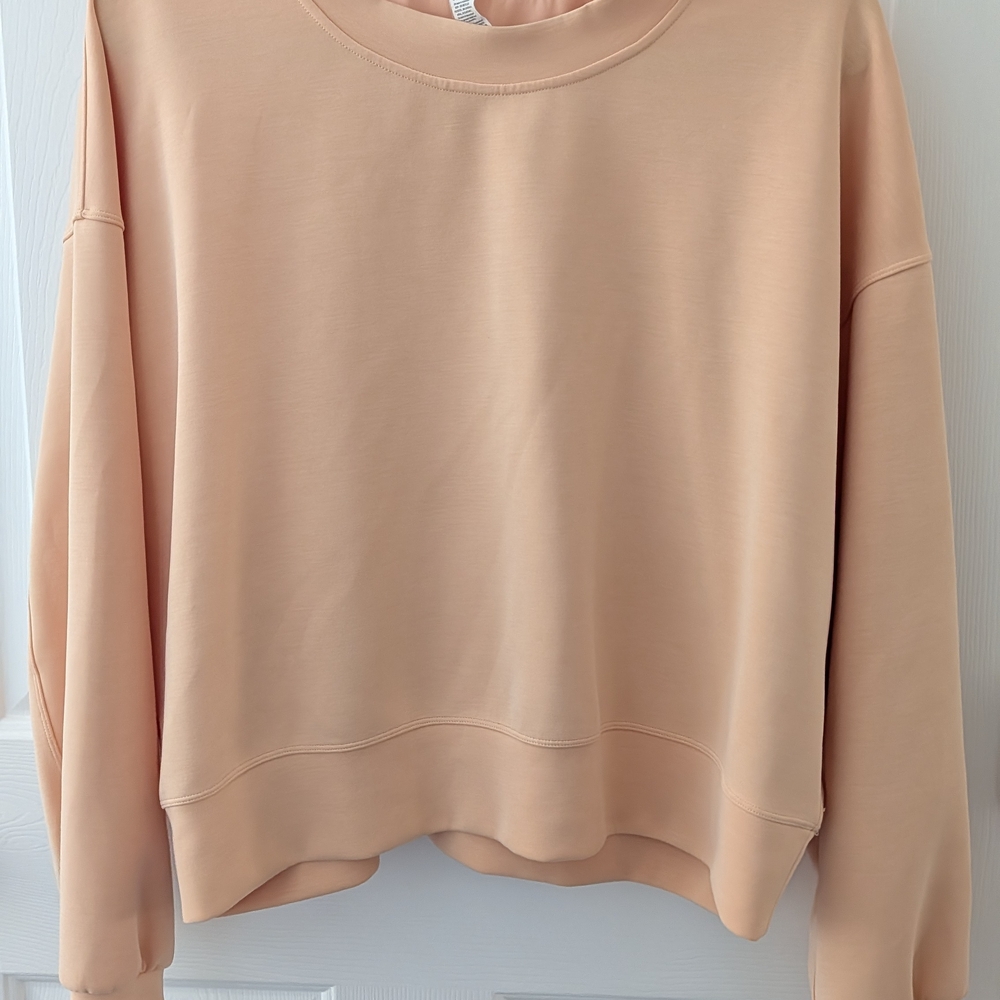 lululemon athletica Peach Crewneck Sweatshirt